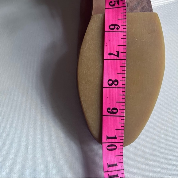 Beklina Aya Platform Fish Paste Slip On Suede Block Heel Women's Size 8 - Picture 14 of 16